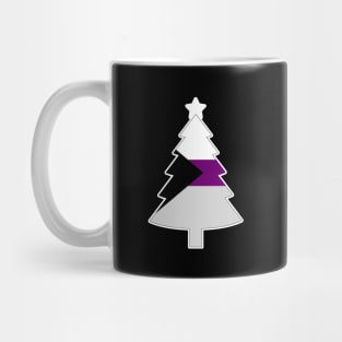 Christmas Tree LGBT Flag Demisexual Mug